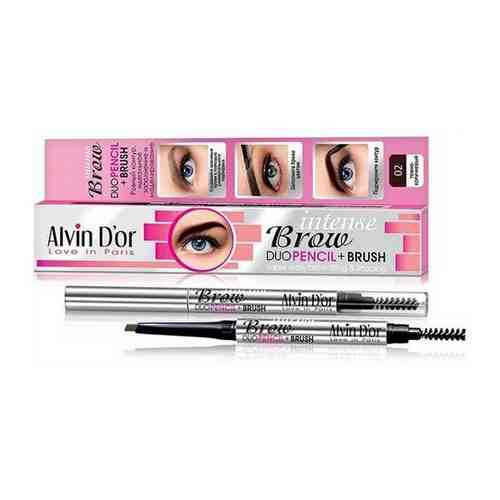 Alvin D'or, Карандаш для бровей Intense Brow, Dark Brown