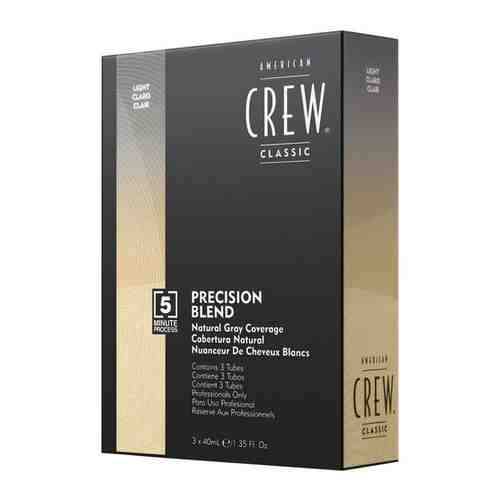 American Crew Precision Blend - Краска для седых волос светлый оттенок 7/8 3х40 мл