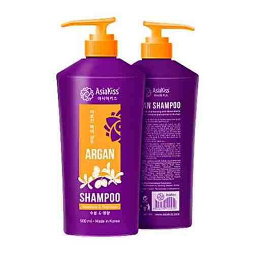 AsiaKiss Шампунь для волос с маслом арганы - Argan hair shampoo, 500мл