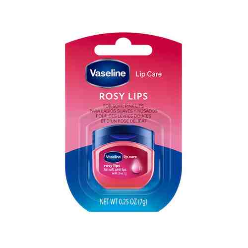 Бальзам для губ VASELINE LIP CARE Роза в баночке 7 г арт. 206081