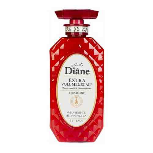 Бальзам для волос для объема Moist Diane Botanical Extra Volume & Scalp Объем и уход с аргановым маслом, без силикона и сульфатов 450 мл