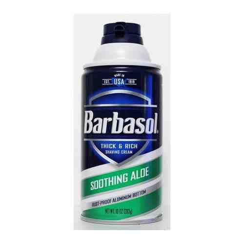 Barbasol Крем-пена для бритья Soothing Aloe Shaving Cream, смягчающая с экстрактом алоэ, 283 г