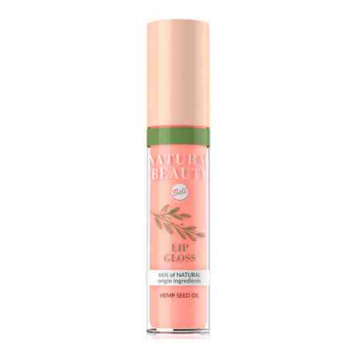 Блеск для губ BELL NATURAL BEAUTY NATURAL BEAUTY LIP GLOSS тон 02 peach gloss увлажняющий с маслом арт. 205263