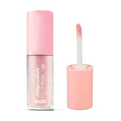 Блеск для губ SODA GLITTER LIPGLOSS тон 103 peach queen арт. 203219