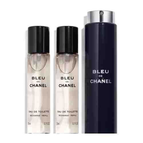 BLEU DE CHANEL туалетная вода спрей для путешествий со сменным флаконом 3х20ml