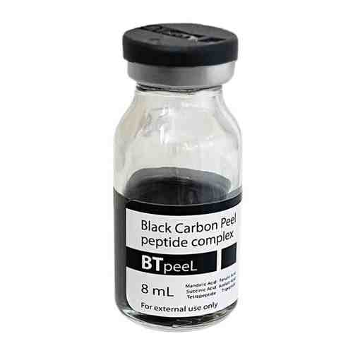 Черный пилинг карбоновый с пептидным комплексом Black Carbon Peel BTpeel, 8 мл