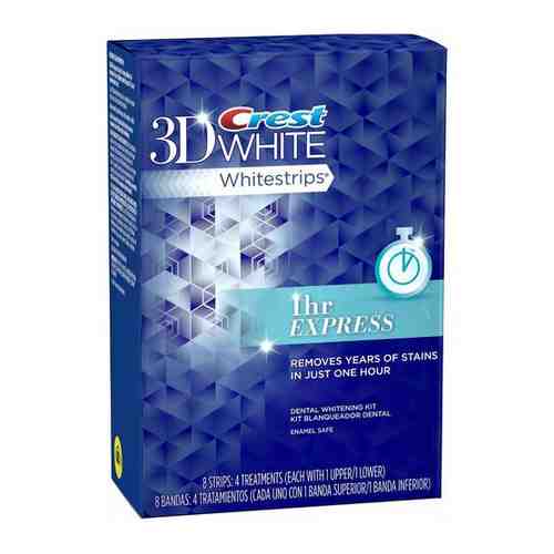 Crest отбеливающие полоски 3D White Whitestrips 1 Hour Express (14шт)