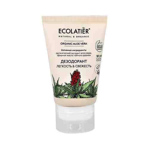 Део-крем жен. ECOLATIER ORGANIC ALOE VERA Легкость & свежесть 40 мл арт. 205285