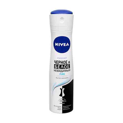 Део-спрей жен. NIVEA ЧЕРНОЕ И БЕЛОЕ Невидимый Pure антиперспирант 150 мл арт. 61100