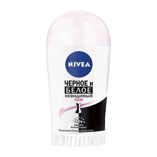 Део-стик жен. NIVEA ЧЕРНОЕ И БЕЛОЕ Невидимый Clear антиперспирант 40 мл арт. 61102