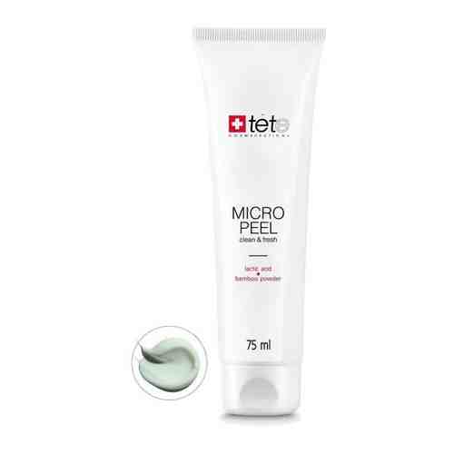 Эксфолиант с молочной и гликолевой кислотами и бамбуковой пудрой TETe Cosmeceutical Micro Peel Clean and Fresh, 200 мл