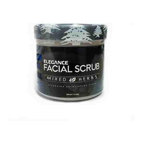 Elegance Facial Scrub Mixed Herbs Intensive Nutrition - Скраб для лица Смесь трав Питающий 500 мл