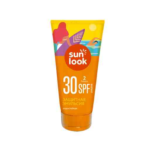 Эмульсия для тела SUN LOOK солнцезащитная водостойкая SPF-30 150 мл арт. 125477