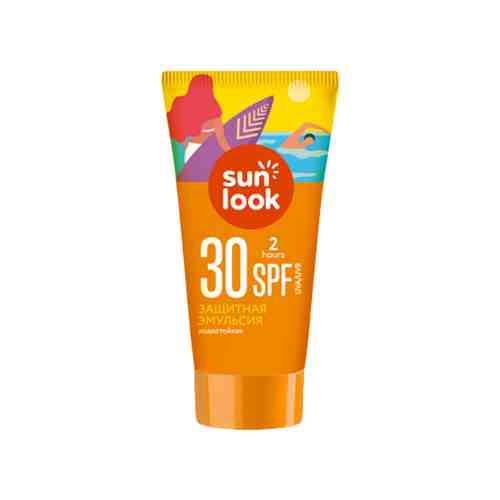 Эмульсия для тела SUN LOOK солнцезащитная водостойкая SPF-30 mini 30 мл арт. 125478