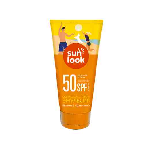 Эмульсия для тела SUN LOOK солнцезащитная водостойкая SPF-50 150 мл арт. 125475