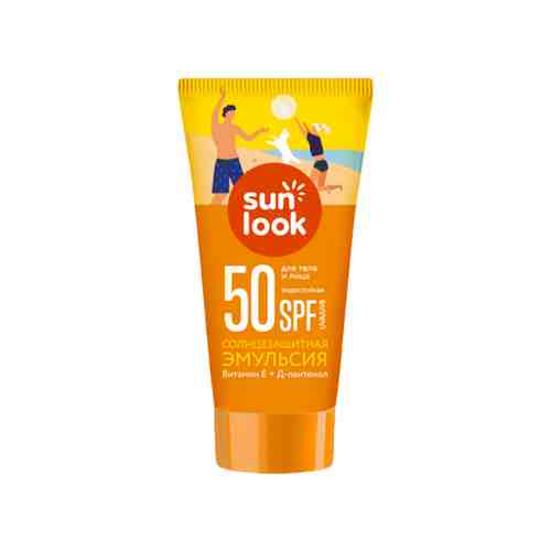 Эмульсия для тела SUN LOOK солнцезащитная водостойкая SPF-50 mini 30 мл арт. 125476