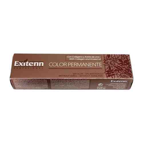 Exitenn Professional Безаммиачная крем-краска для волос Color Permanente 671 R. Oscuro Glace/Тёмный блонд коричнево-пепельный 60 мл