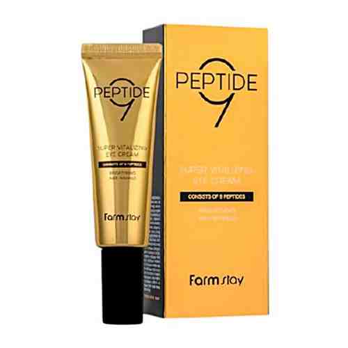 Farm Stay - Black Snail & Peptide9 Омолаживающий крем для области вокруг глаз с комплексом из 9 пептидов 50мл