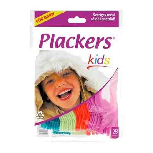 Флоссер Plackers Kids, 24 шт