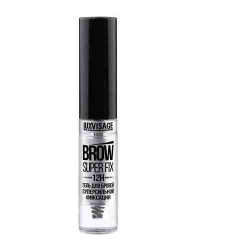 Гель для бровей суперсильной фиксации LUXVISAGE BROW SUPER FIX 12H Бесцветный