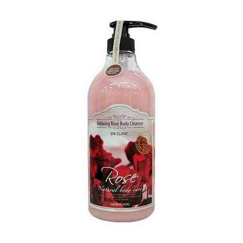 Гель для душа 3W Clinic Relaxing Body Cleanser Rose с экстрактом розы 1000 мл