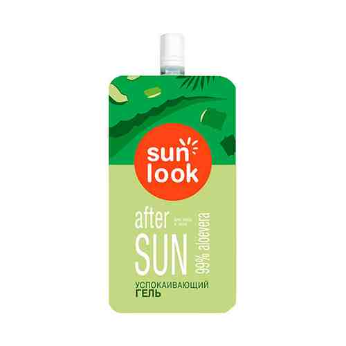 Гель для лица и тела SUN LOOK успокаивающий с алоэ после загара 20 г арт. 179606