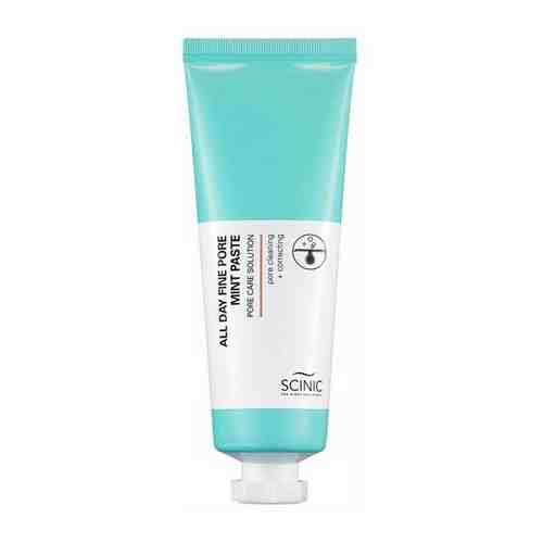 Глиняная маска-паста для очищения закуп пор Scinic All Day Fine Pore Mint Paste 80ml