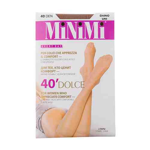 Гольфы женские MINIMI DOLCE 40 den Daino 2 пары арт. 59860