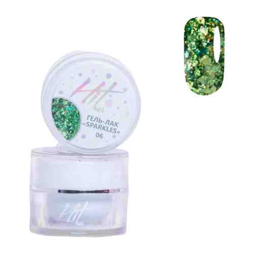 HIT gel, Гель-лак ТМ №03 Sparkles, 5 мл