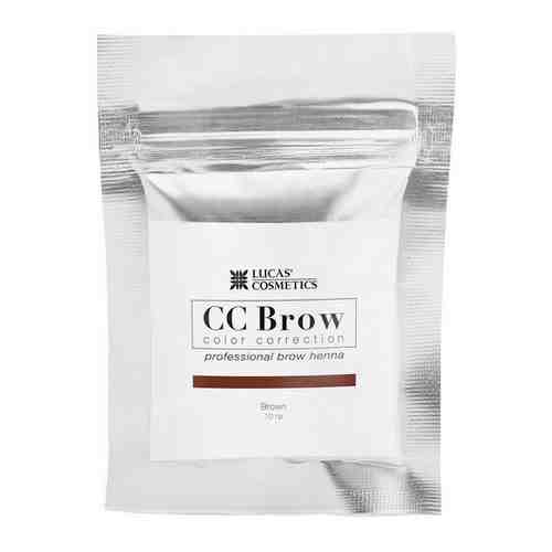 Хна для бровей Cc Brow dark brown темно-коричневый 10 г