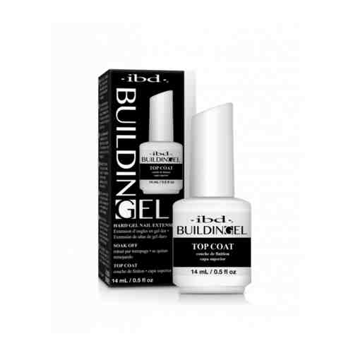 IBD, верхнее покрытие с кисточкой LED/UV Building Gel Top Coat, 14 мл.