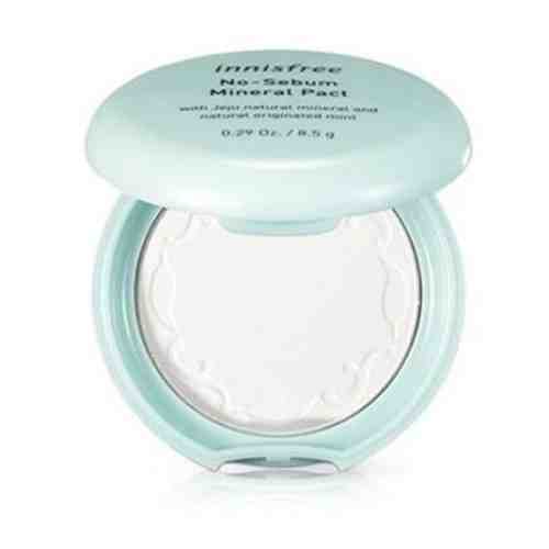 Innisfree No Sebum Mineral Pact Минеральная компактная матирующая пудра для лица, 8,5 г