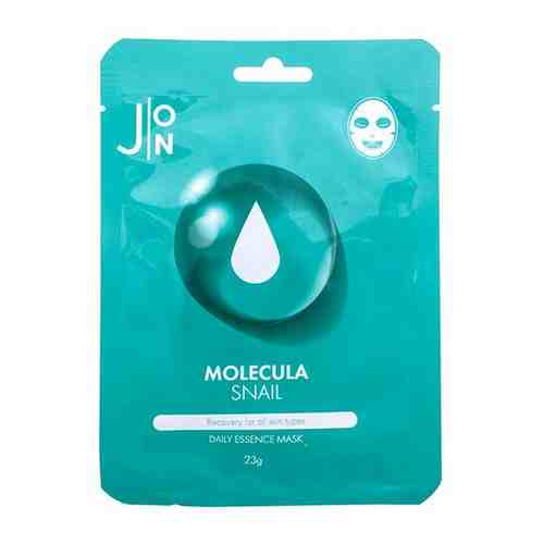 J:on Тканевая маска для лица с муцином улитки Molecula Snail Daily Essence Mask, 23мл