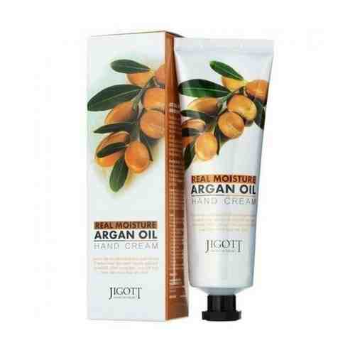 Jigott Крем для рук с аргановым маслом - Real moisture argan oil, 100мл