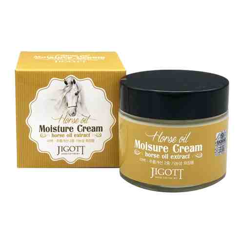 JIGOTT Увлажняющий крем с лошадиным маслом Horse Oil Moisture Cream