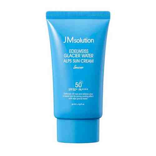 JMsolution Охлаждающий санскрин с эдельвейсом Edelweiss Glacier Water Alps Sun Cream Snow SPF50+ PA++++ 50 мл.