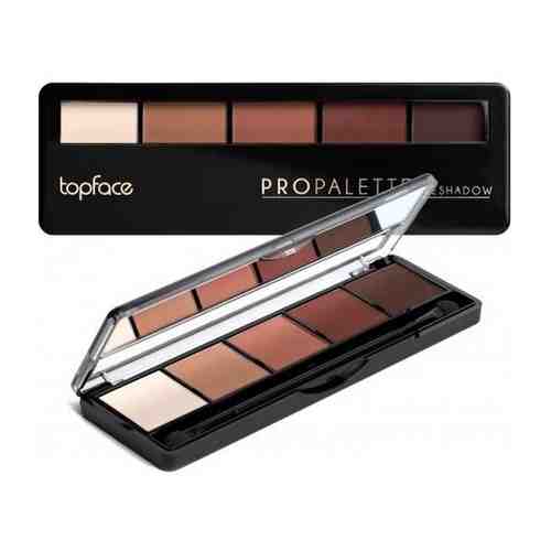 к_topface_тени 5-ти цв.pro palette eyeshadow_16 серо-черные оттенки 7F6009016