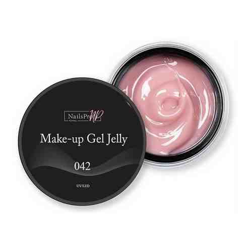 Камуфлирующий гель для наращивания ногтей NailsProfi Make-Up Gel Jelly 042 - 15 гр