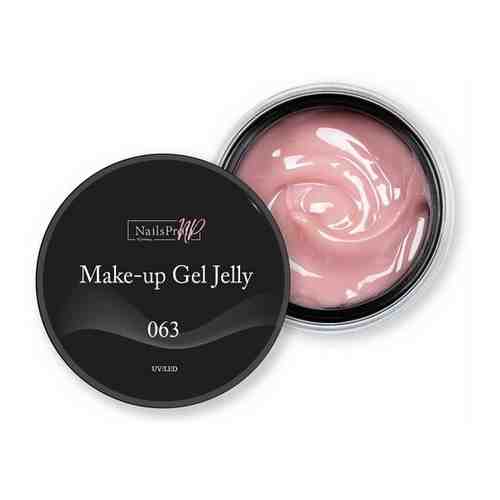 Камуфлирующий гель для наращивания ногтей NailsProfi Make-Up Gel Jelly 063 - 30 гр