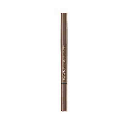 Карандаш для бровей 3 в 1 The SAEM Eye Eco Soul Designing Eyebrow №01 Brown (0,2 гр*0,12 гр)