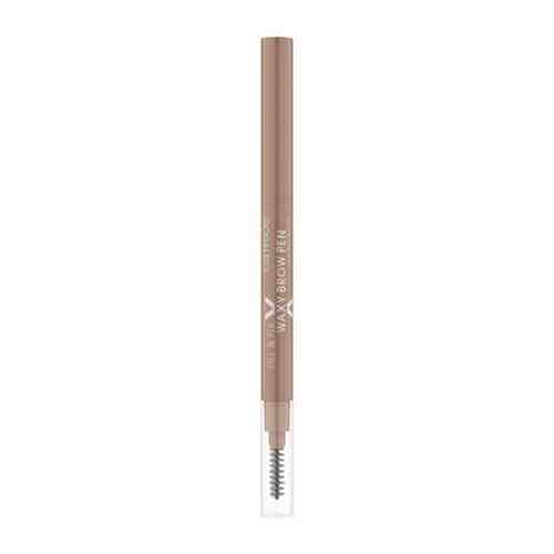 Карандаш для бровей CATRICE FILL & FIX WAXY BROW PEN WATERPROOF тон 010 blonde brown арт. 205918