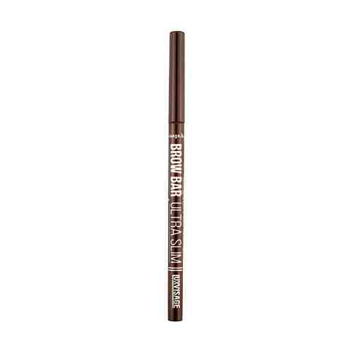 Карандаш для бровей LUXVISAGE BROW BAR ULTRA SLIM механический тон 302 soft brown арт. 201812