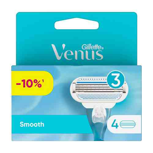 Кассеты для станка GILLETTE VENUS 4 шт. арт. 5039