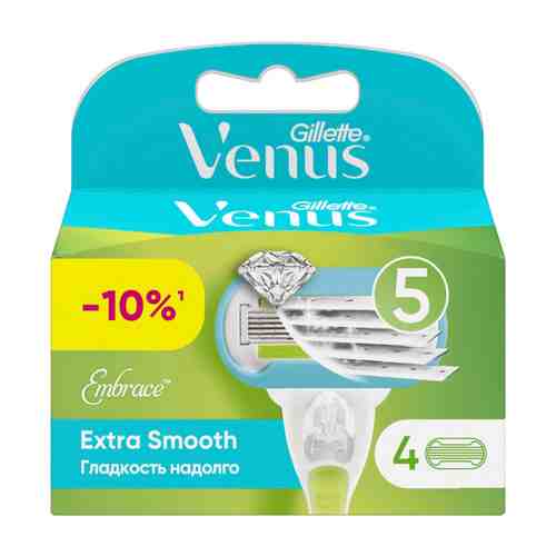 Кассеты для станка GILLETTE VENUS EMBRACE для станка 4 шт арт. 38321