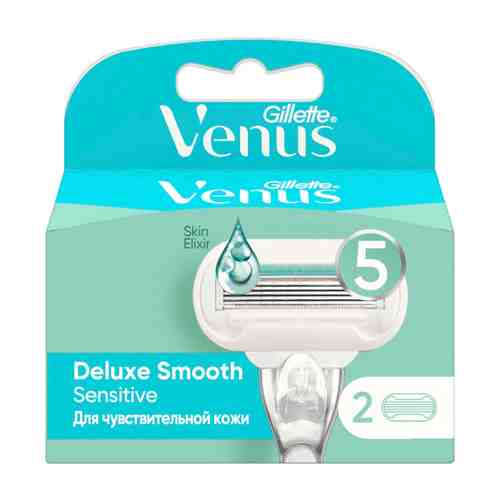 Кассеты для станка GILLETTE VENUS EXTRA SMOOTH Sensitive 2 шт арт. 209016