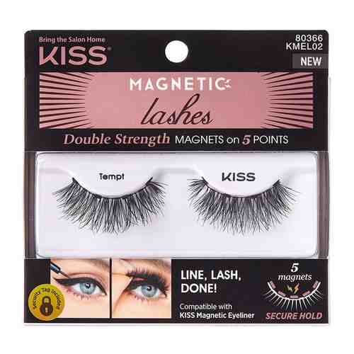 Kiss Магнитные ресницы нового поколения Tempt / Magnetic Eyeliner Lash, 1 пара KMEL02