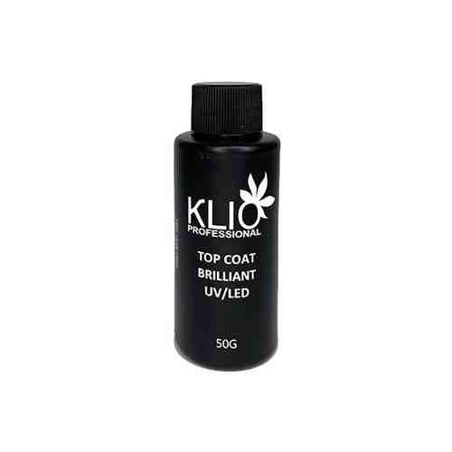 Klio Professional, Top Coat Brilliant - Топ без липкого слоя (с узким горлышком, 50 г.)