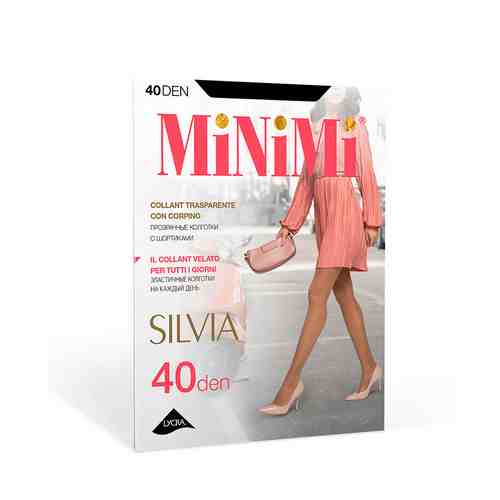 Колготки женские MINIMI SILVIA 40 den Nero р-р 2 арт. 210278