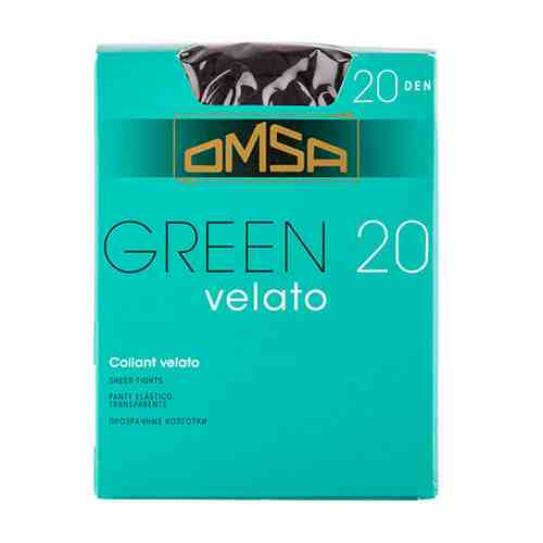 Колготки женские в коробочке OMSA GREEN 20 den Nero р-р 2 арт. 52323