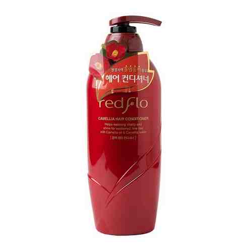 Кондиционер для поврежденных волос FLOR DE MAN Redflo Camellia Hair Conditioner с камелией, 750мл